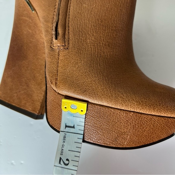 Boutique 9 Women’s Brown Platform Leather Elister Ankle Bootie Size 6 - Picture 13 of 13